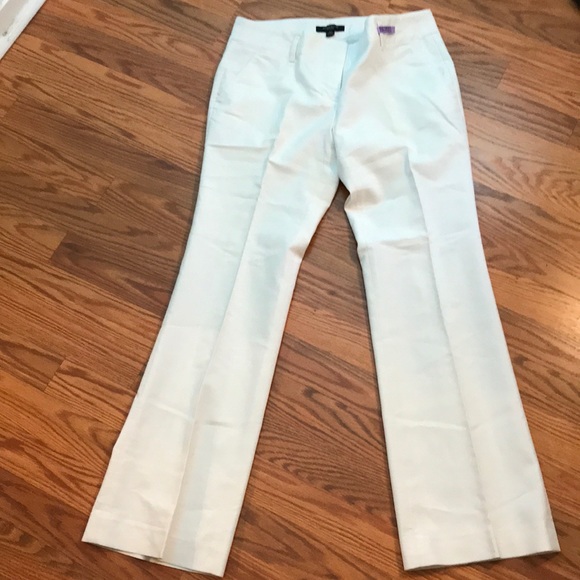 White Ann Taylor Slacks - Picture 1 of 6
